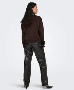 Dames sweater bruin