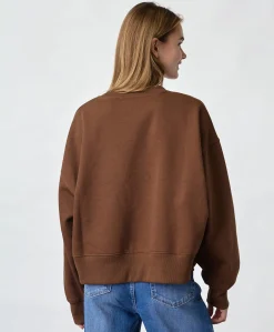 Dames sweater bruin