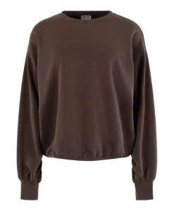 Dames sweater bruin