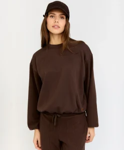 Dames sweater bruin