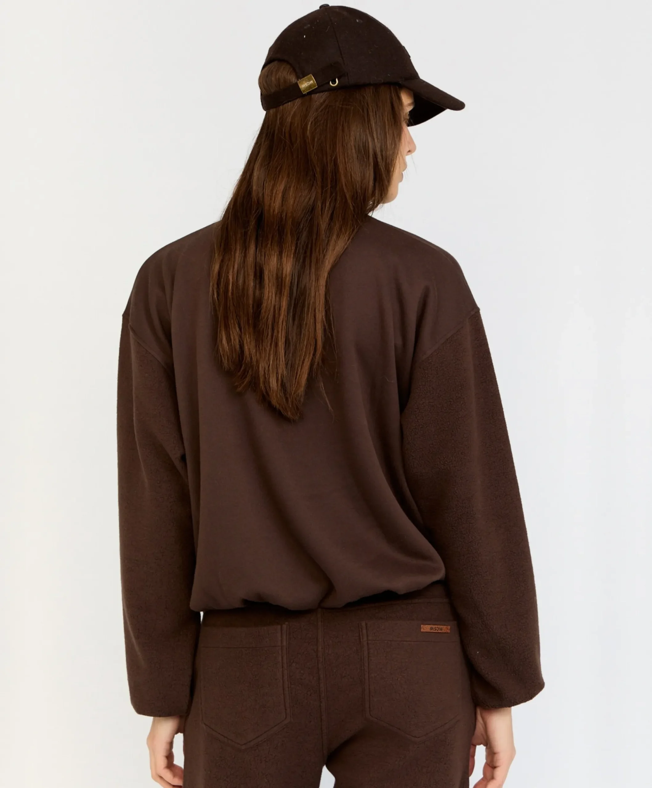 Dames sweater bruin