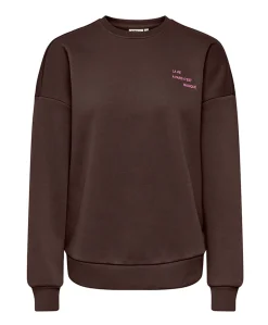 Dames sweater bruin