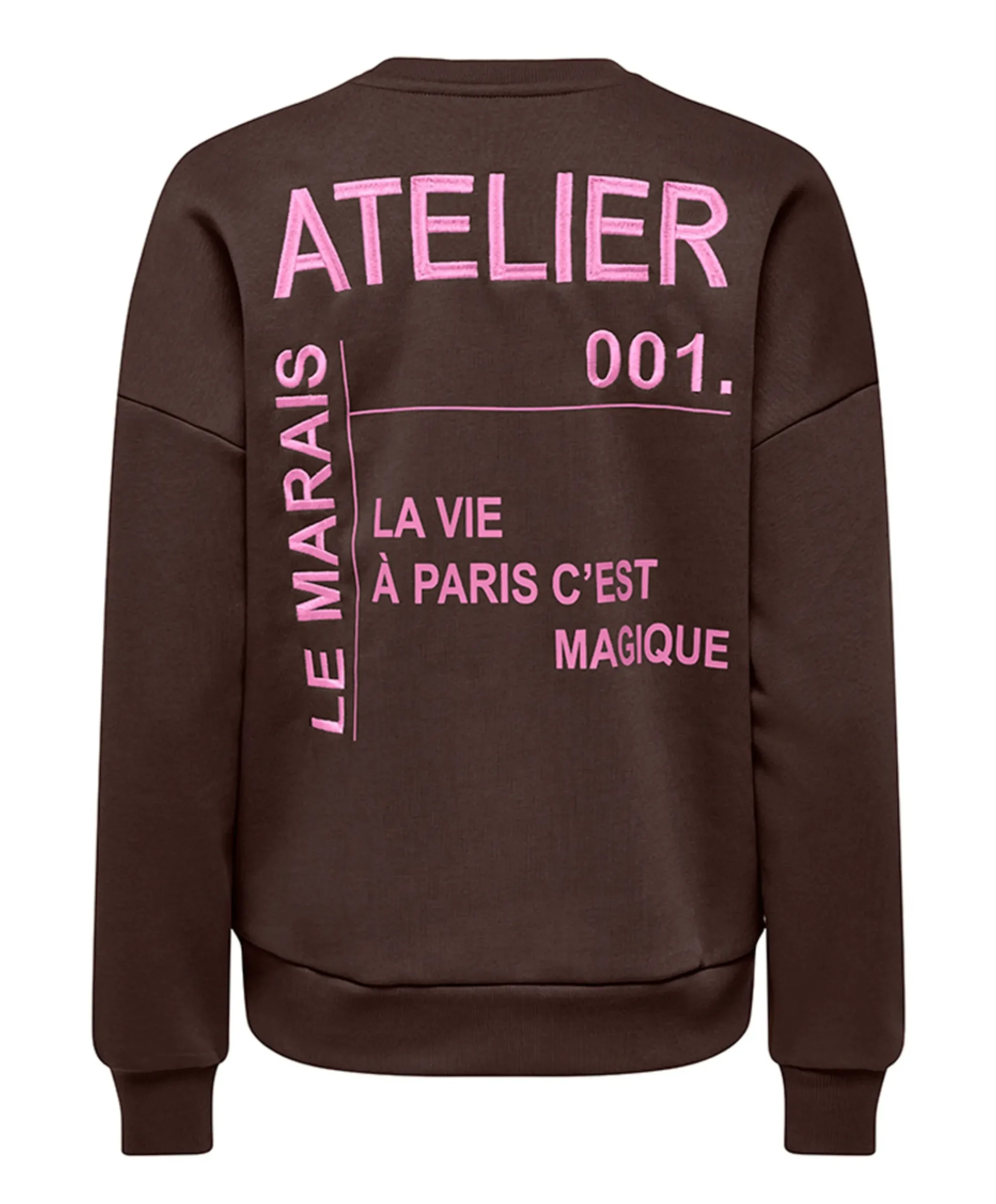 Dames sweater bruin