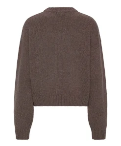 Dames sweater bruin