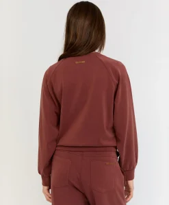 Dames sweater bruin