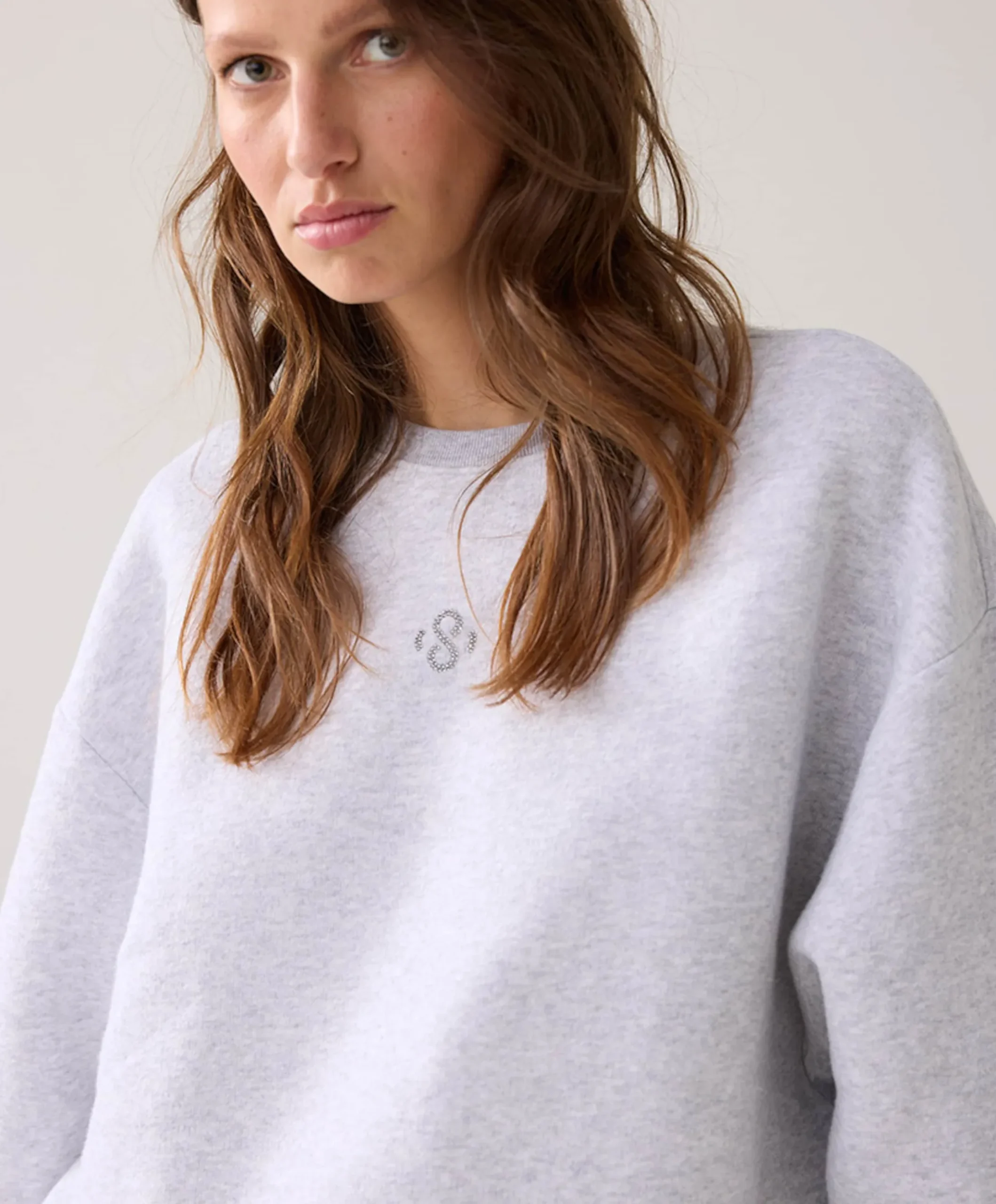 Dames sweater ecru