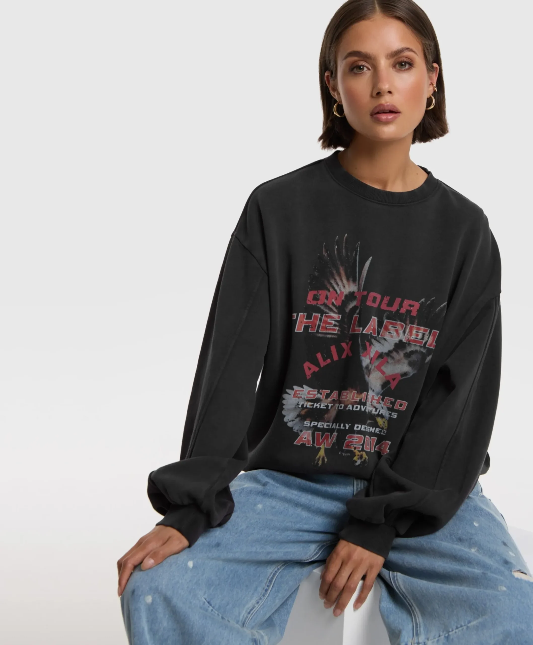 Dames sweater grijs