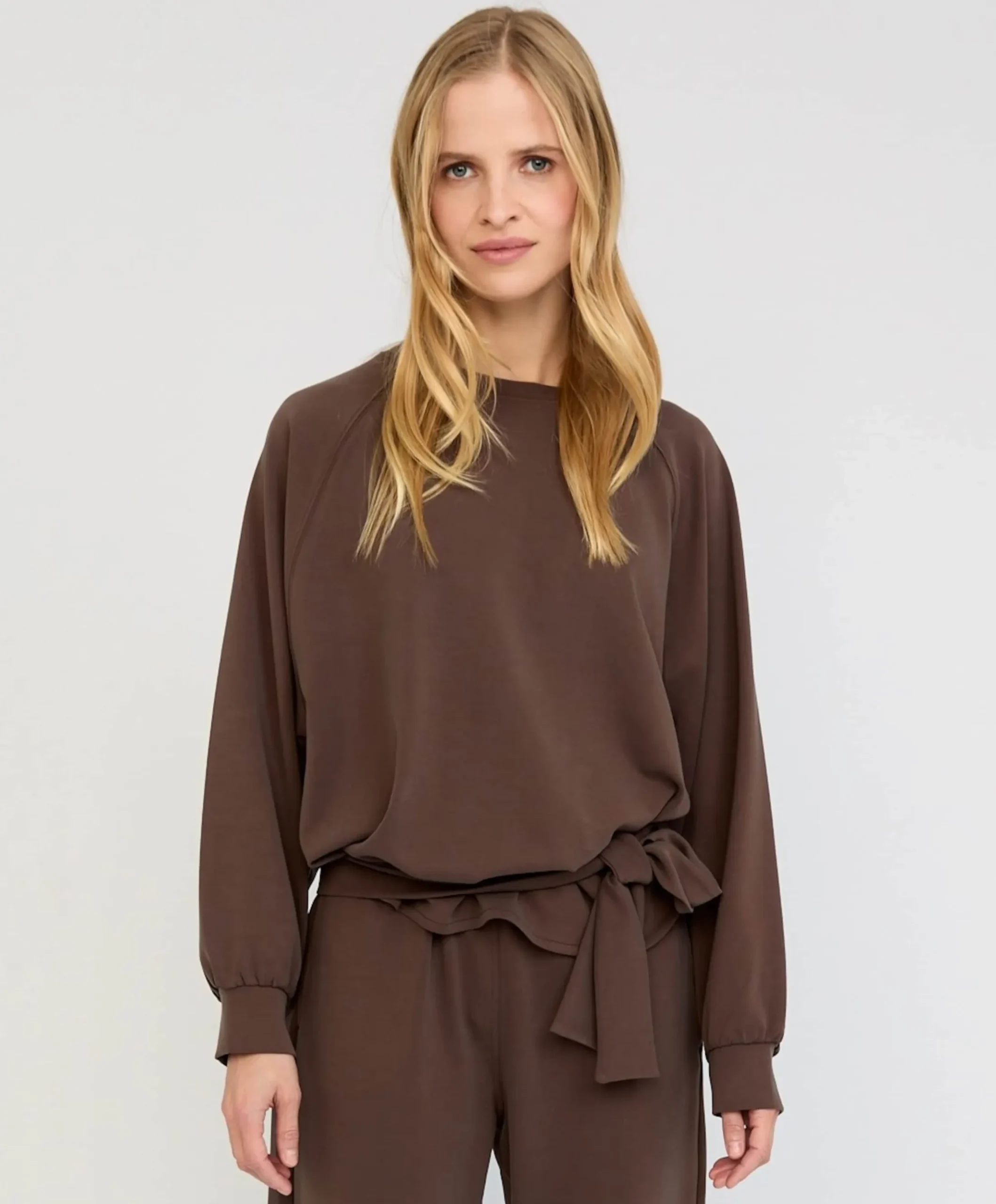 Dames sweater paars