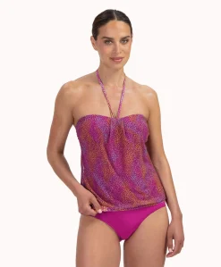Dames tankini paars