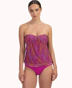 Dames tankini paars