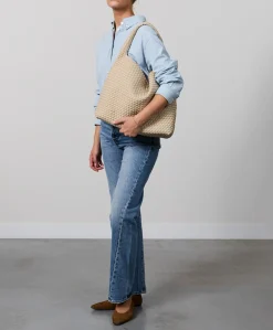 Dames tas beige
