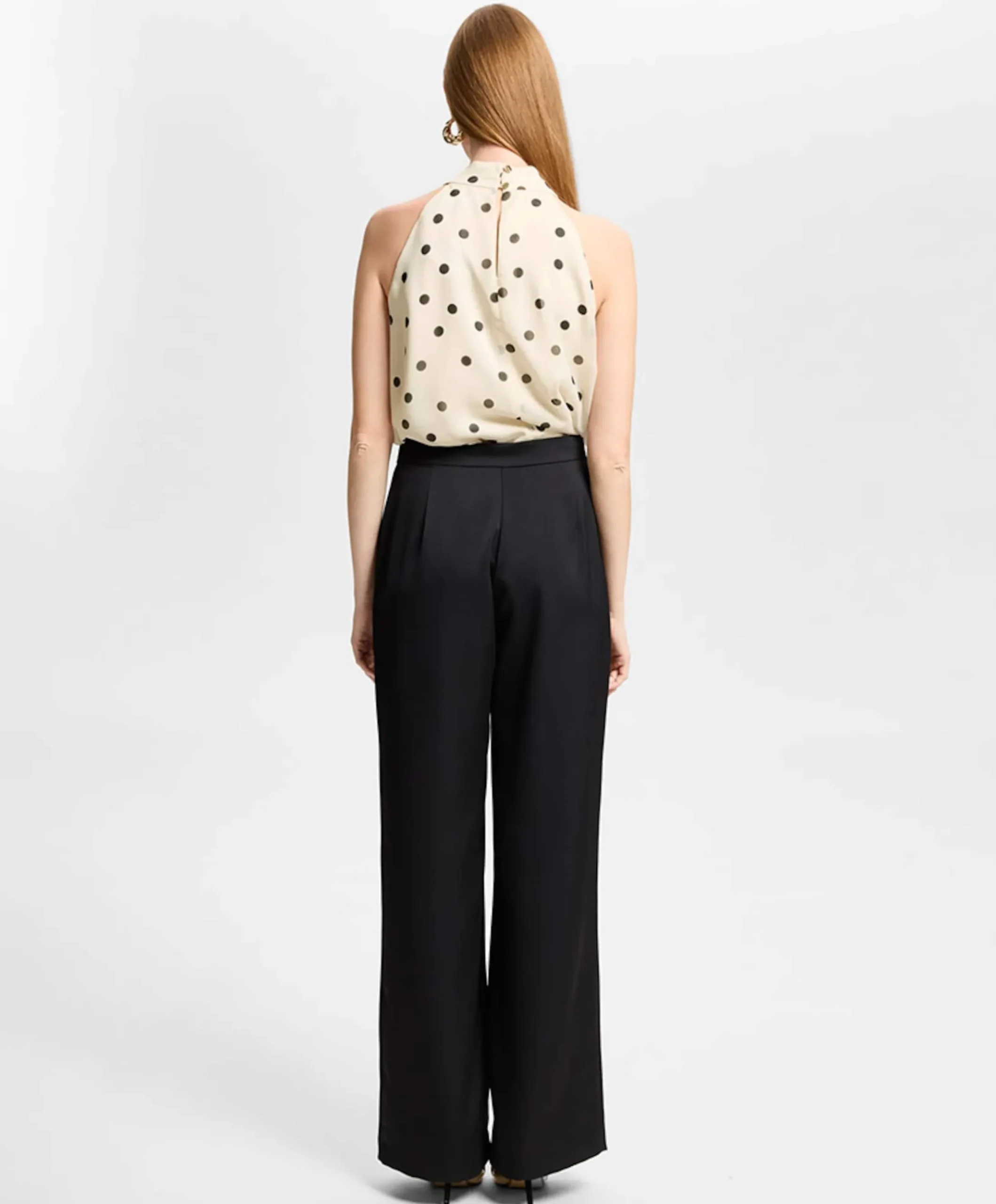 Dames top beige