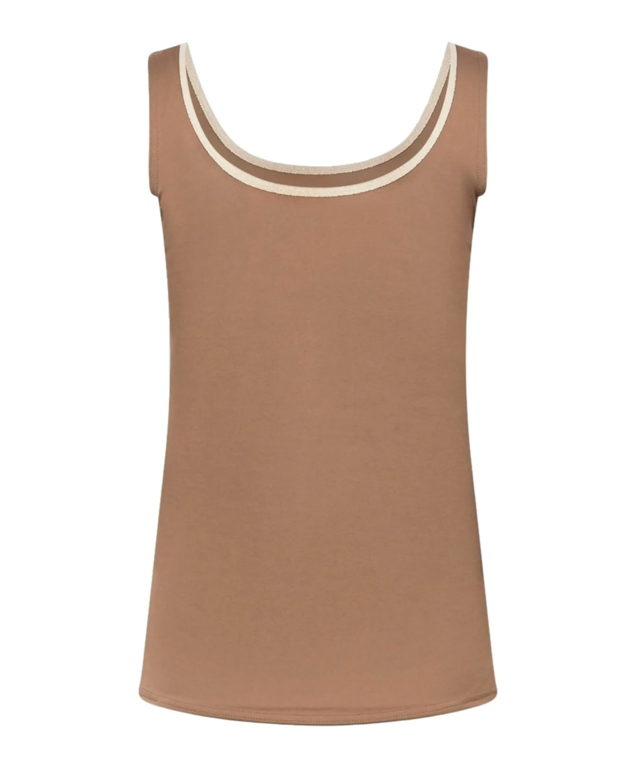 Dames top beige