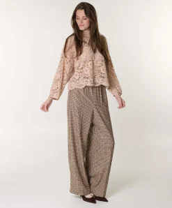 Dames top beige