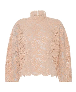 Dames top beige