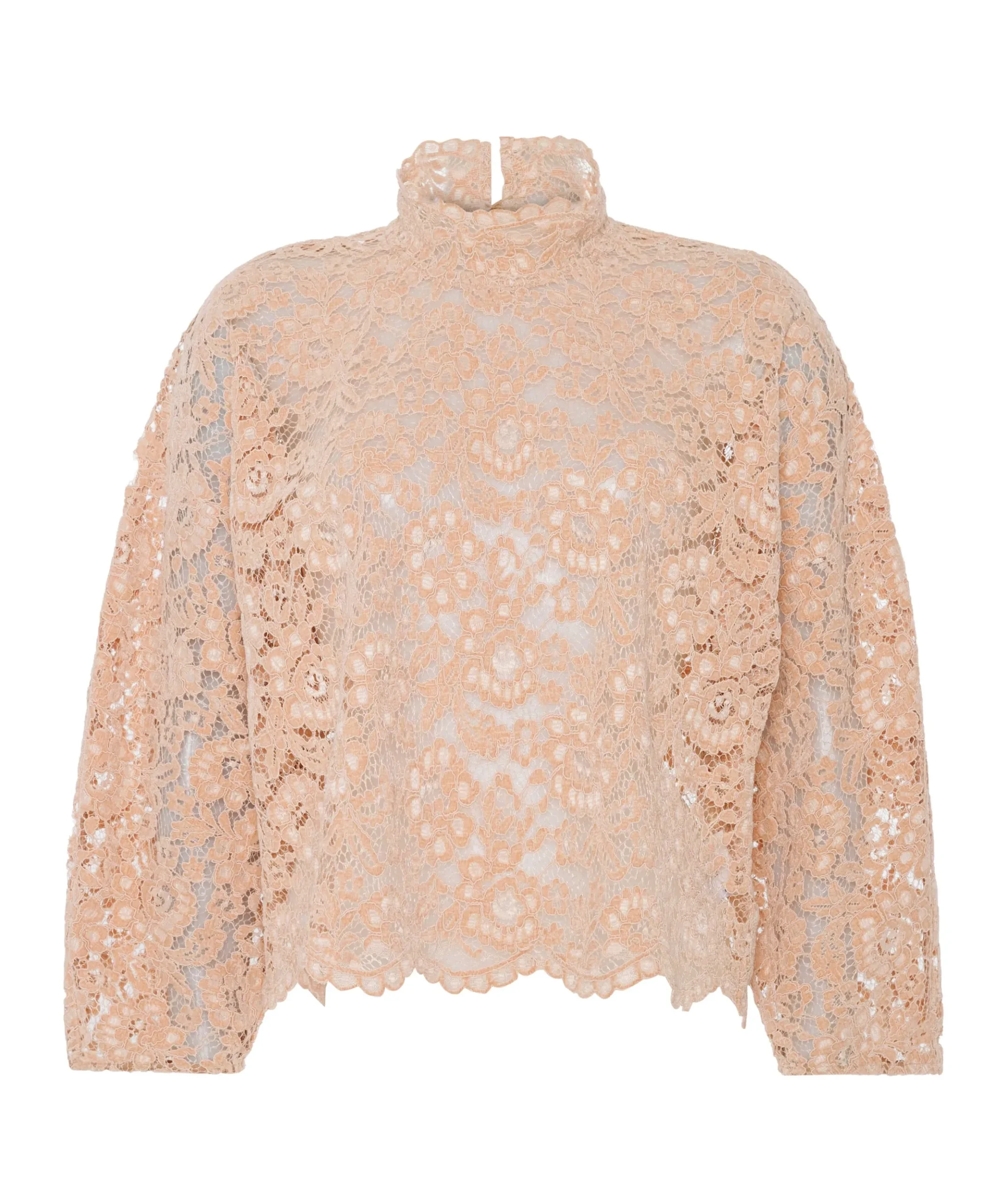 Dames top beige