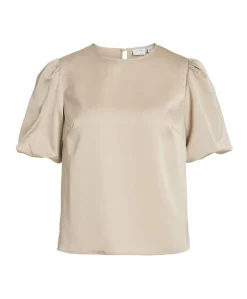 Dames top beige