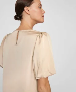 Dames top beige