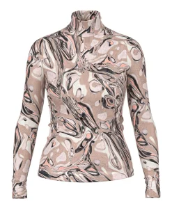 Dames top beige