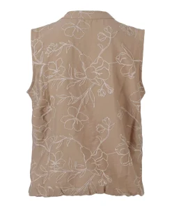 Dames top beige