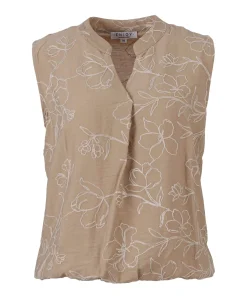 Dames top beige