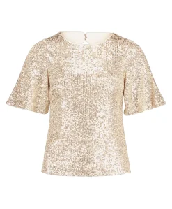 Dames top beige