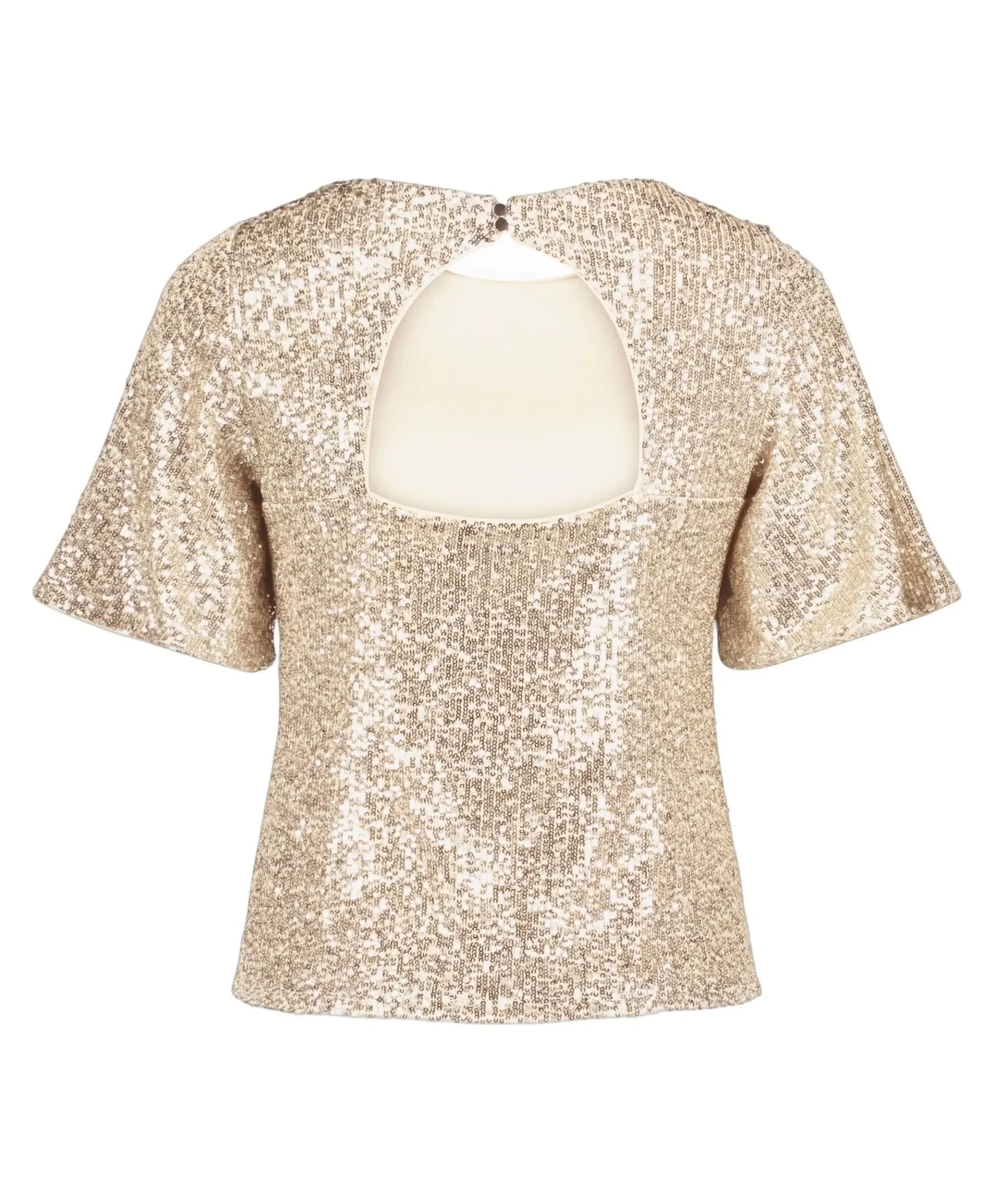 Dames top beige