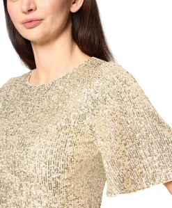 Dames top beige