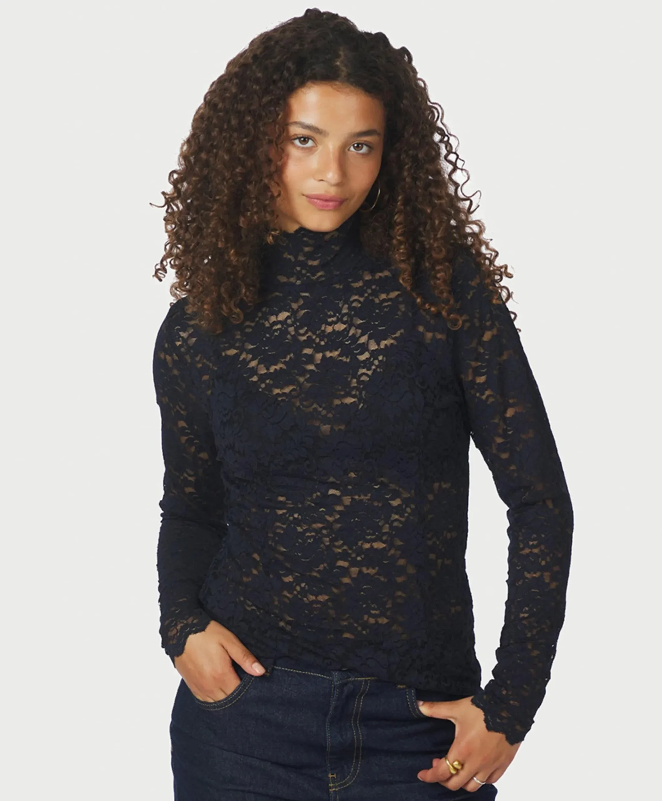 Dames top blauw