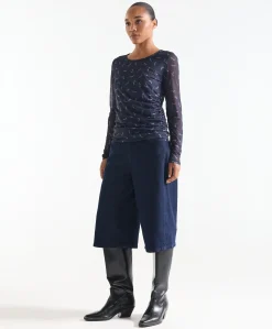 Dames top blauw