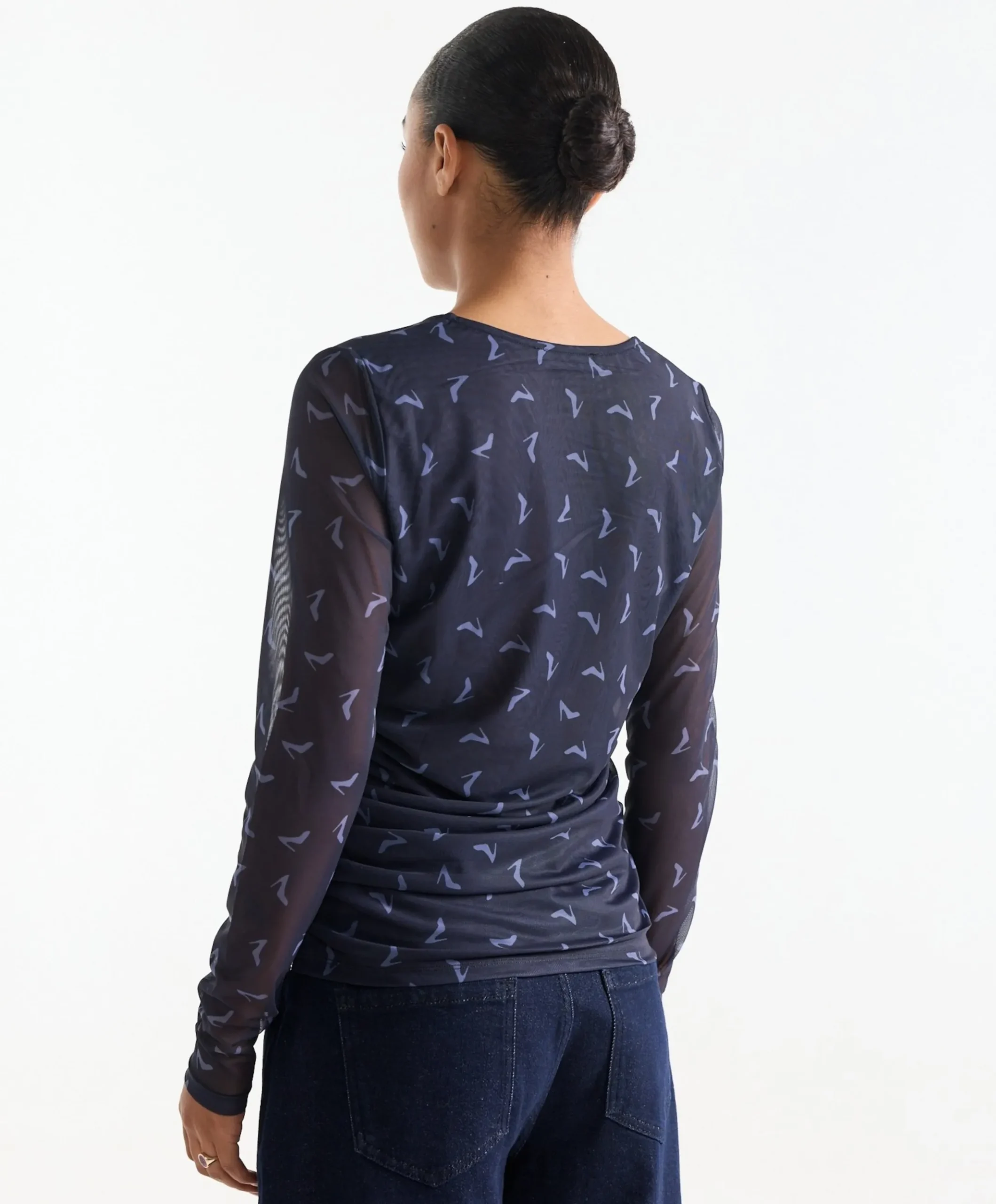 Dames top blauw