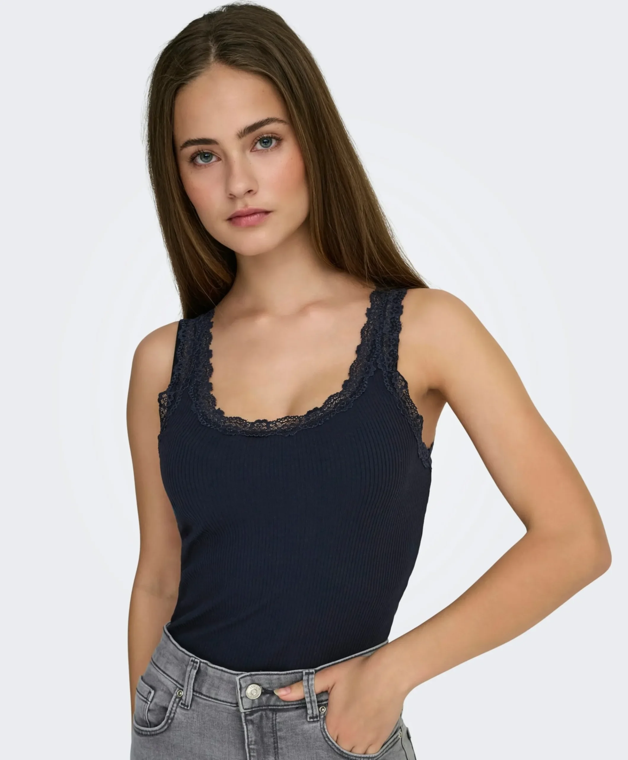 Dames top blauw