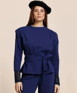 Dames top blauw