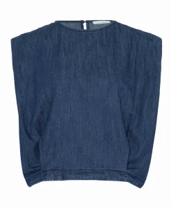 Dames top blauw