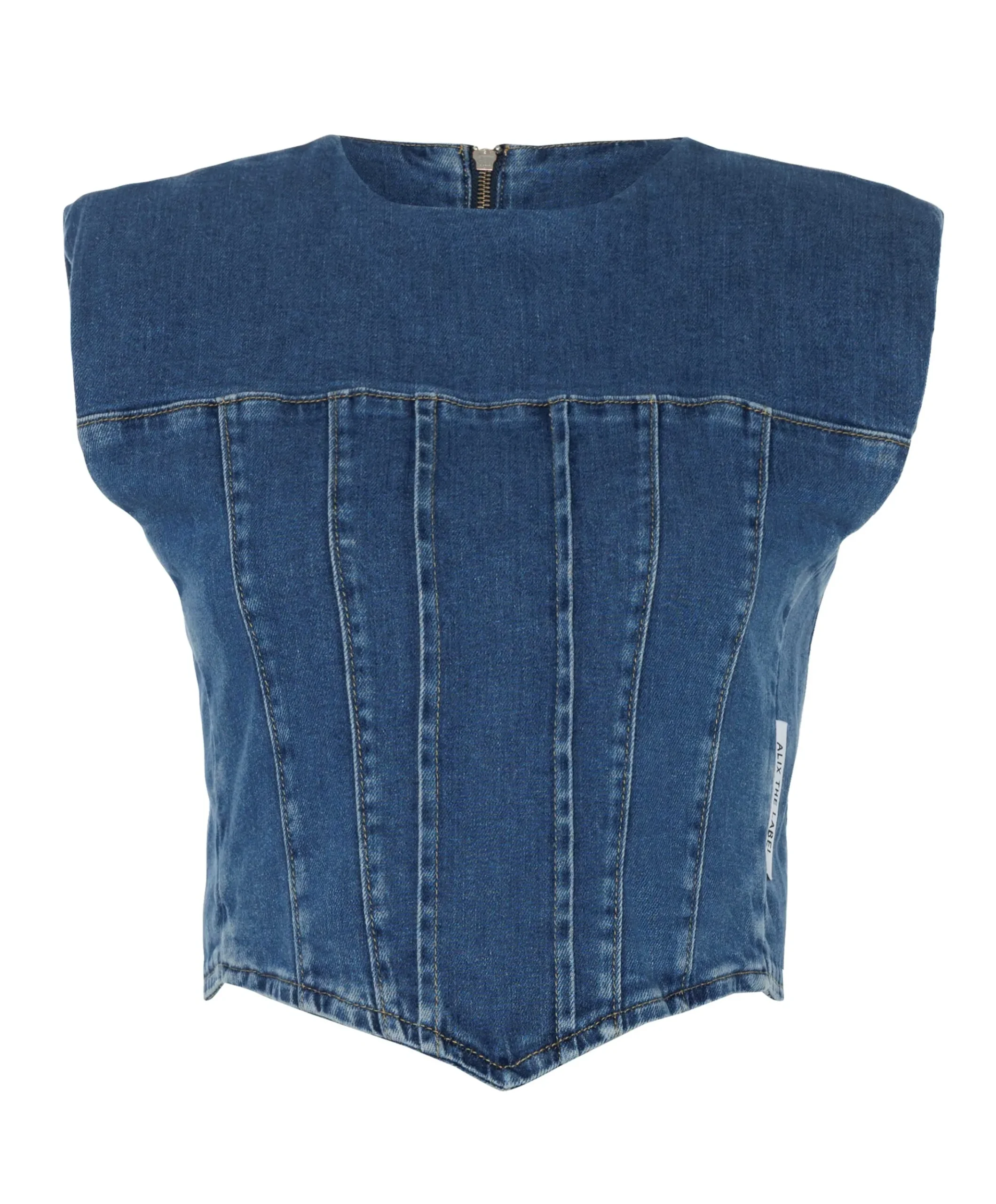 Dames top blauw