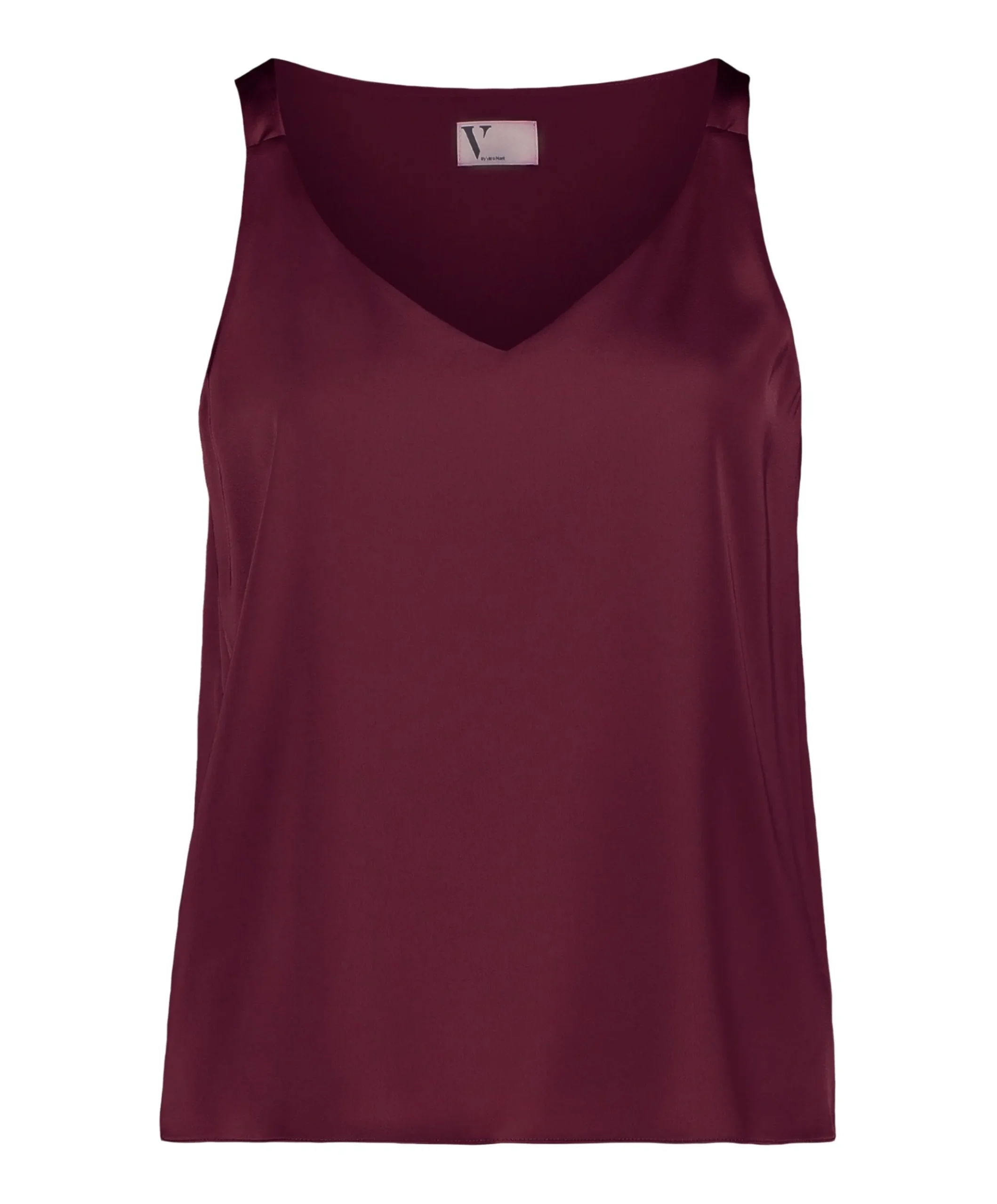 Dames top bordeaux