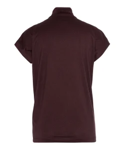 Dames top bordeaux