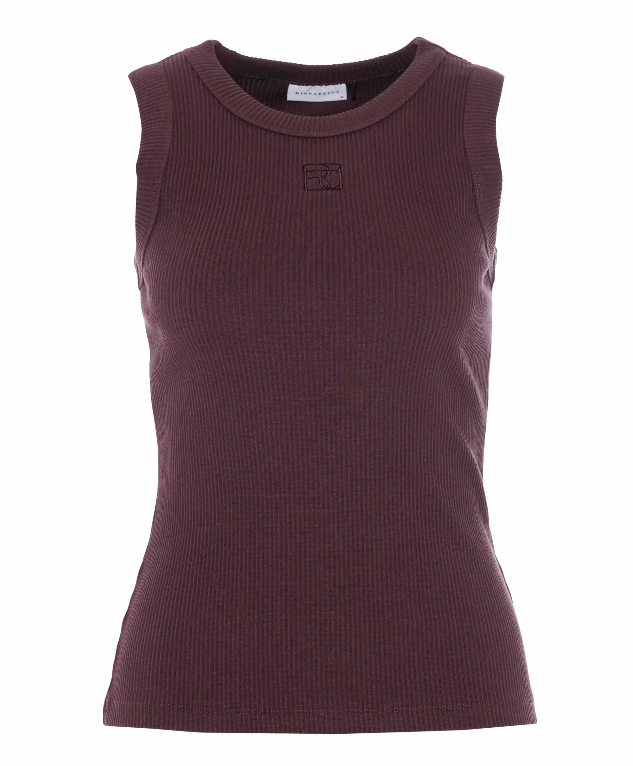Dames top bruin