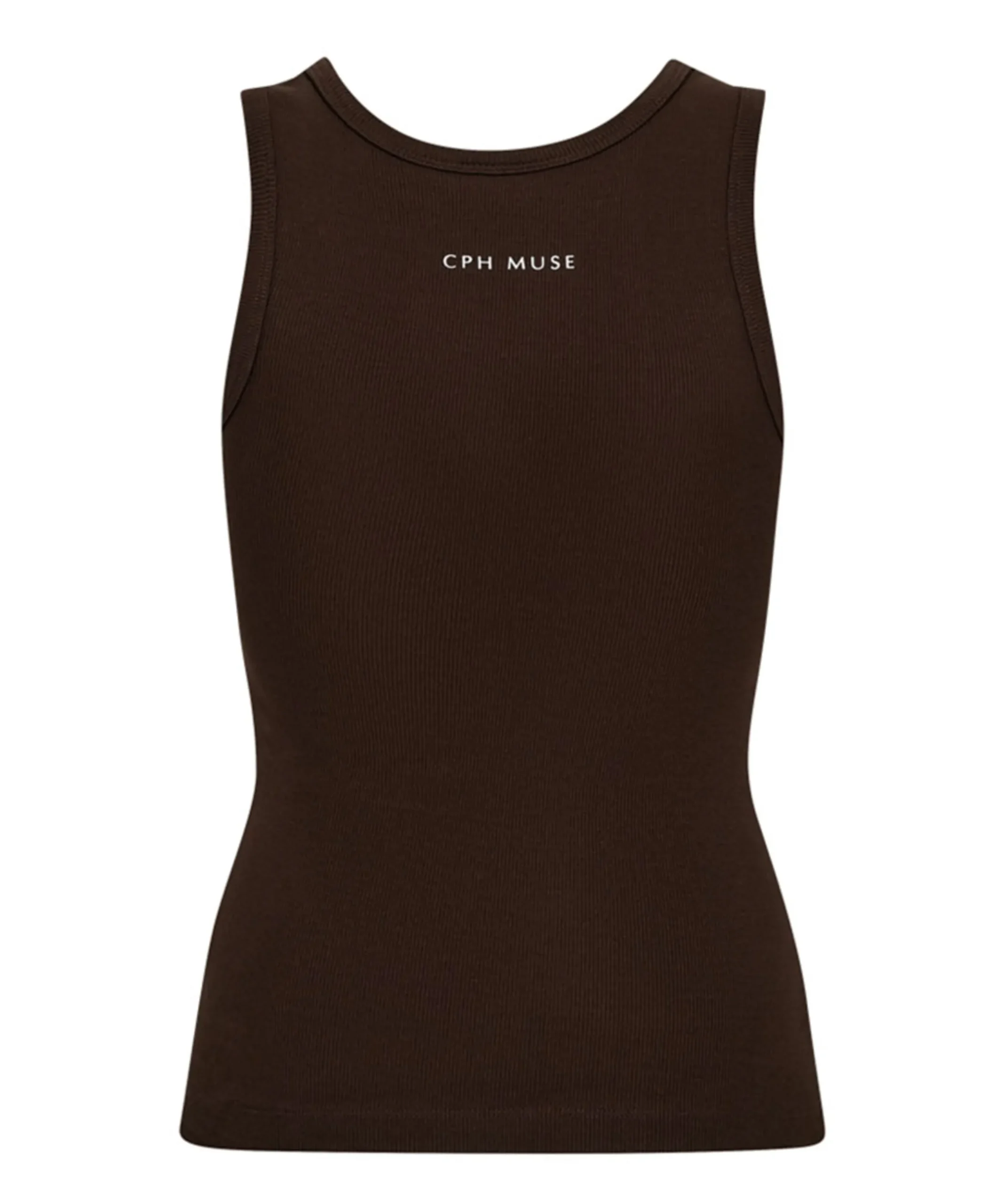Dames top bruin