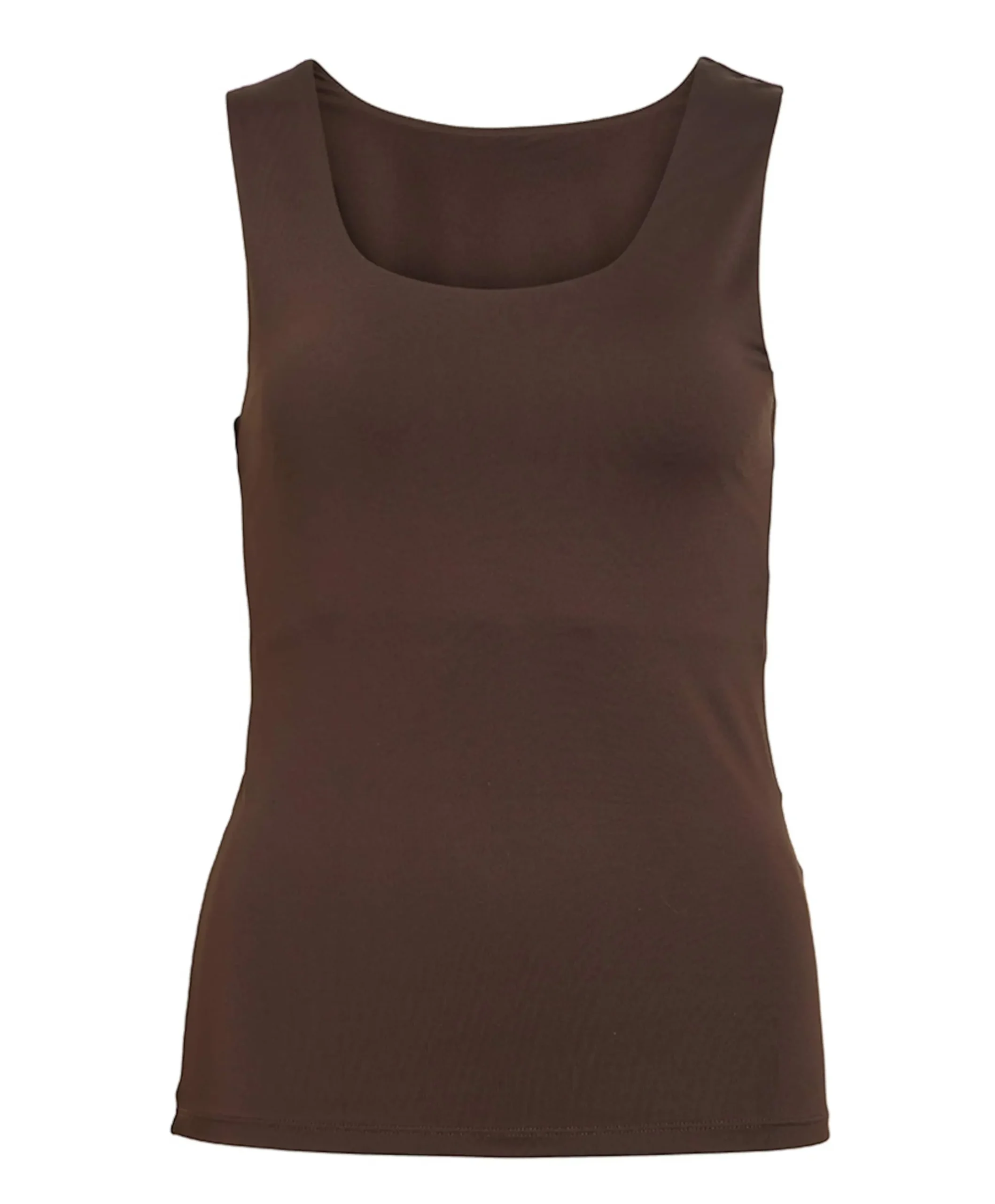 Dames top bruin