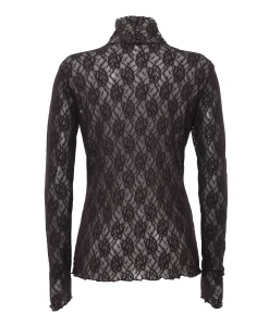Dames top bruin