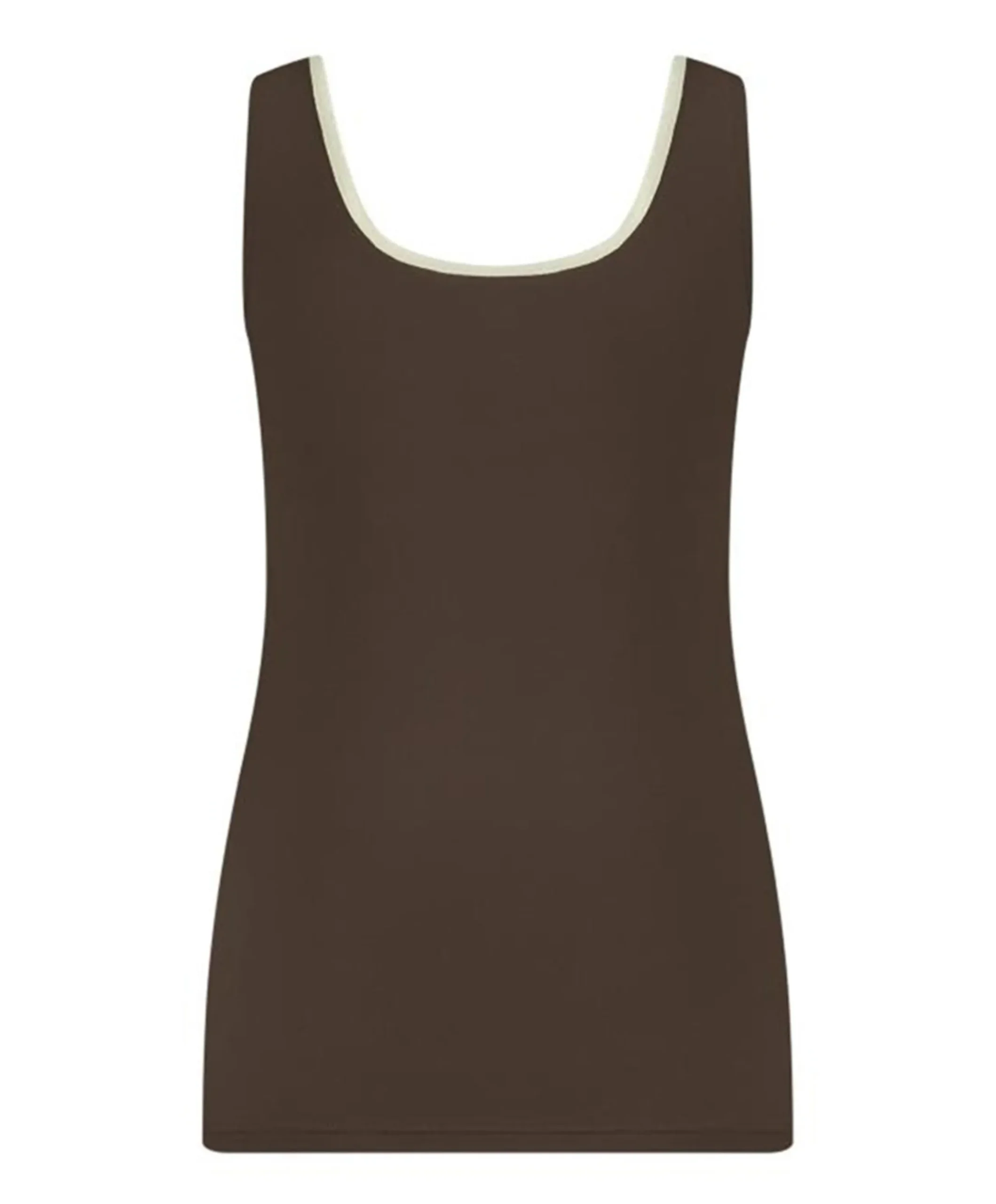 Dames top bruin