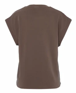 Dames top bruin