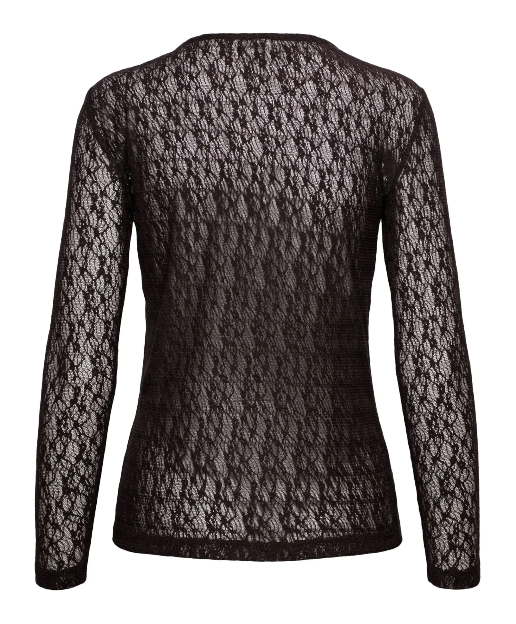 Dames top bruin
