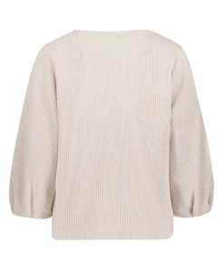 Dames top ecru