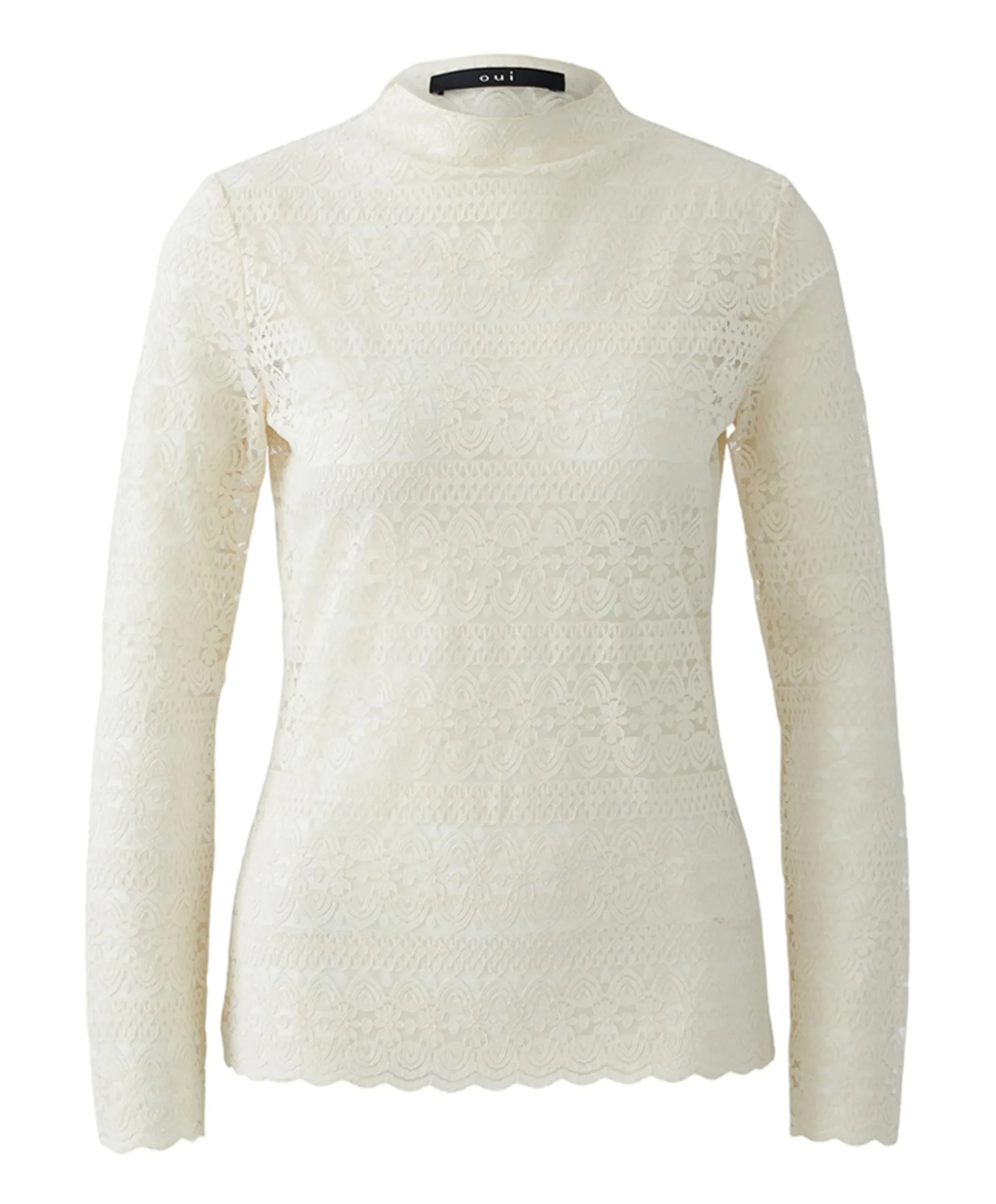Dames top ecru
