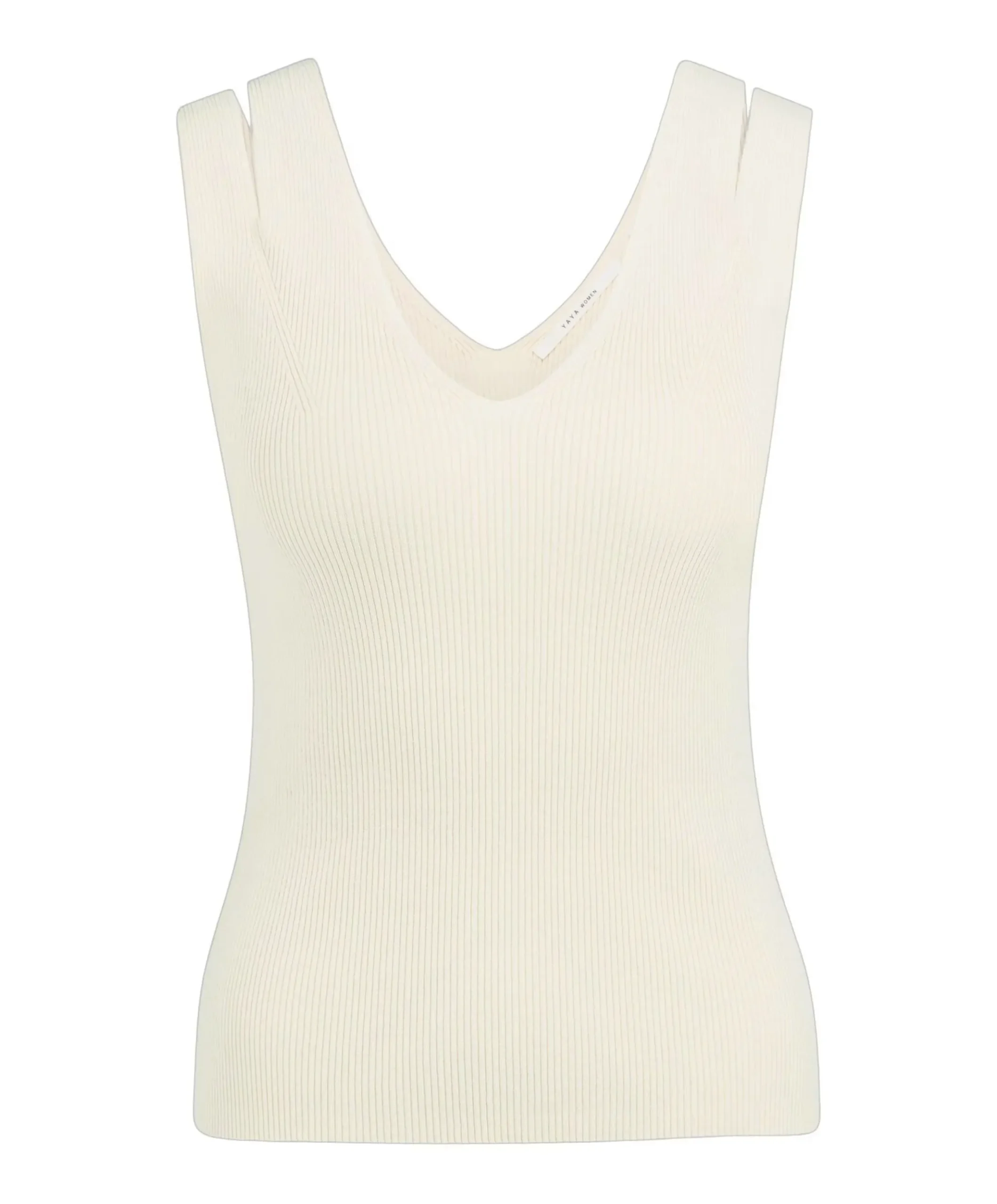 Dames top ecru