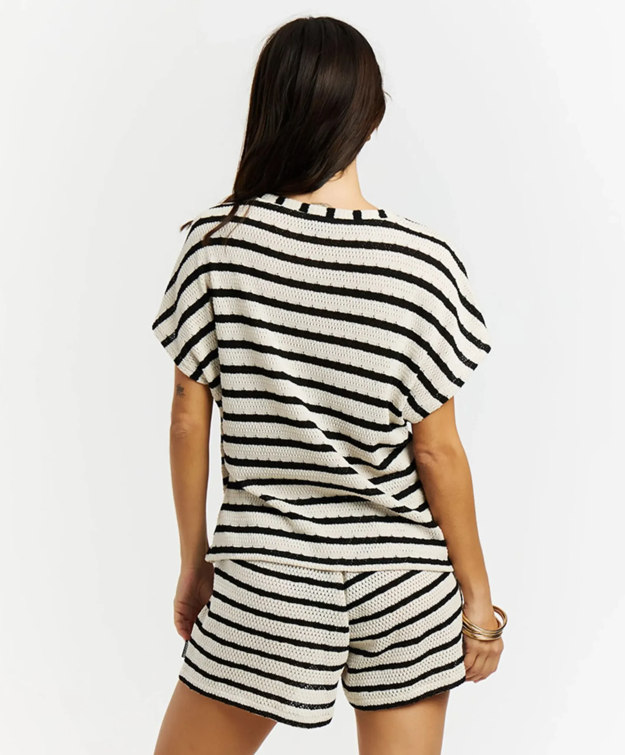 Dames top ecru