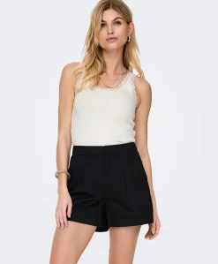 Dames top ecru