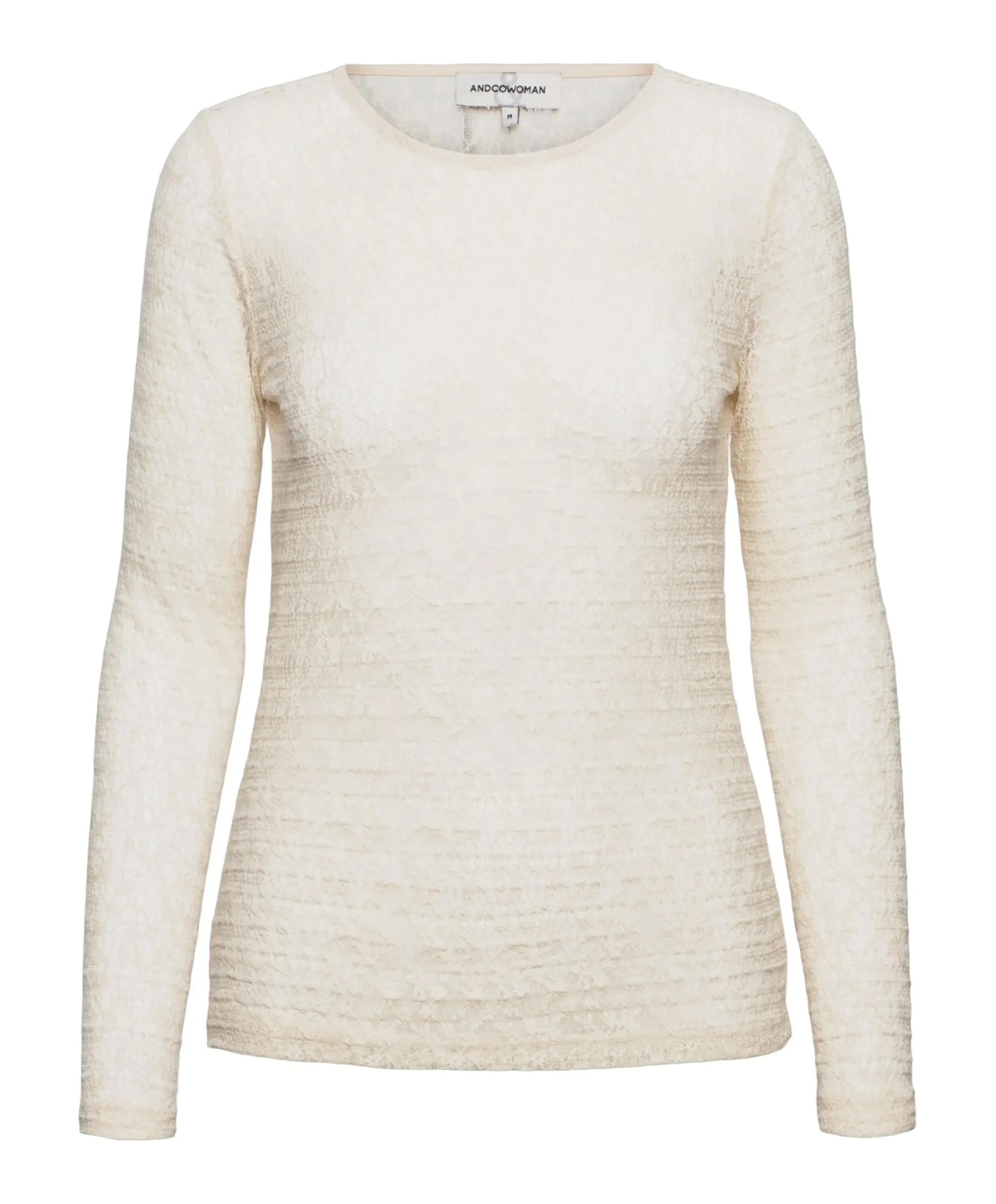 Dames top ecru